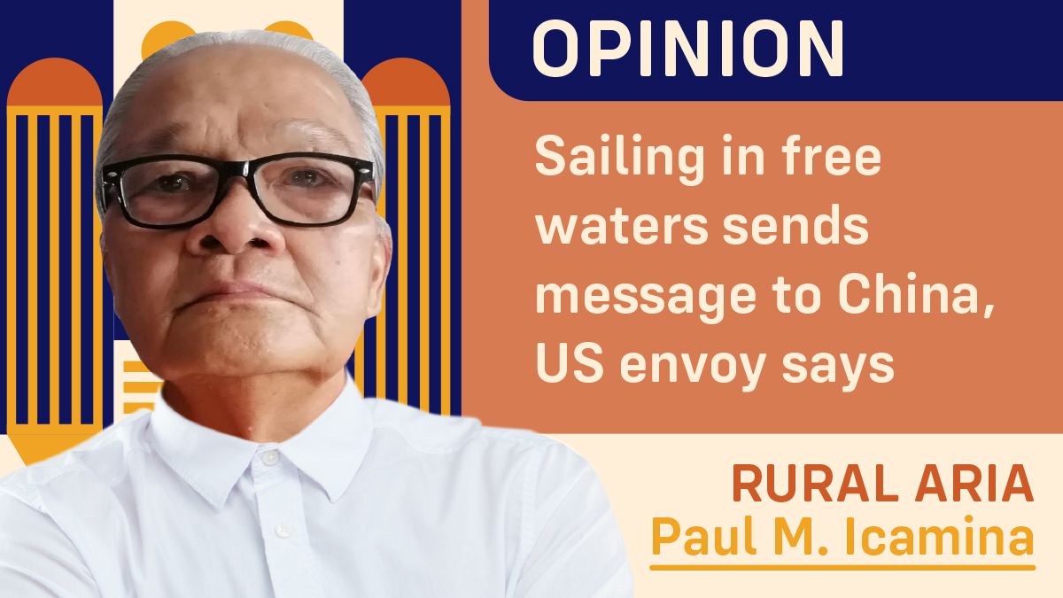 Sailing in free waters sends message to China, US envoy says