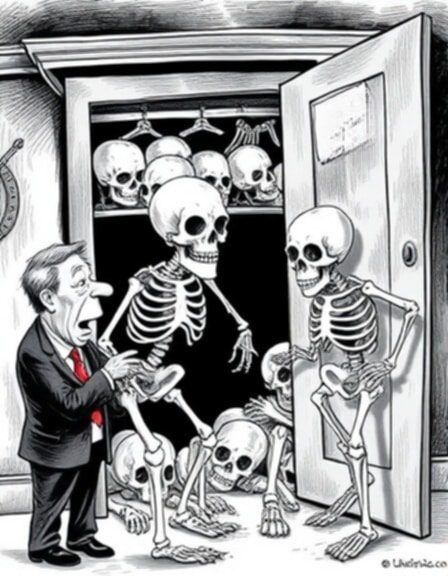 Old and new skeletons in the closet 