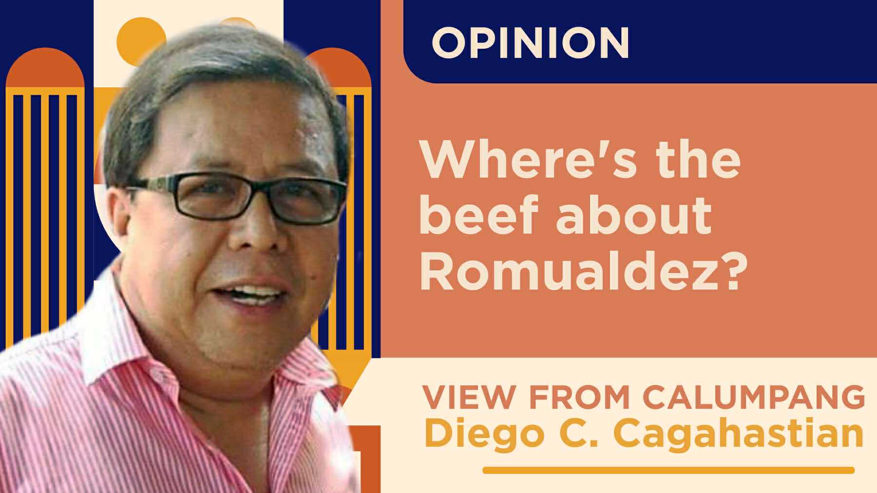 Where's the beef about Romualdez?