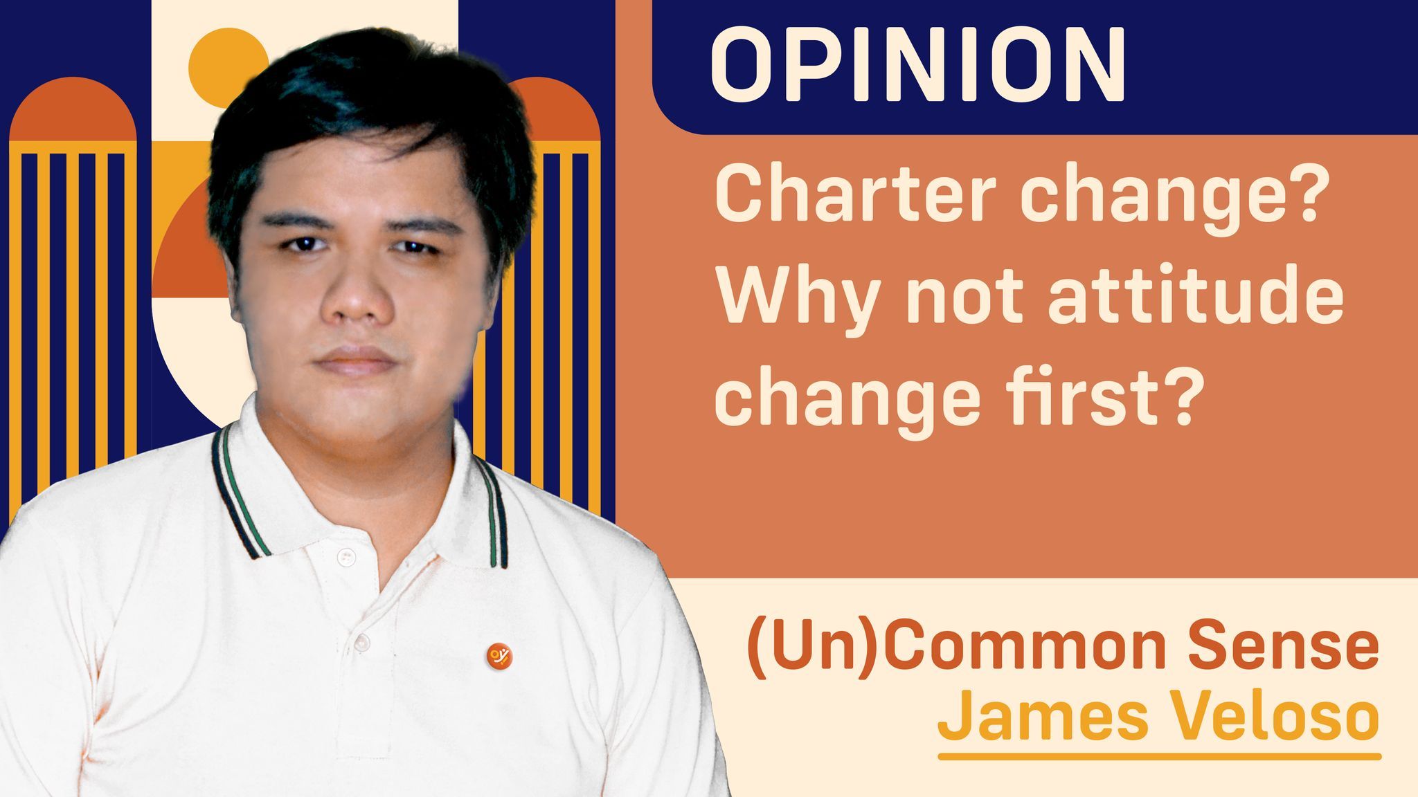 Charter change why not attitude change first
