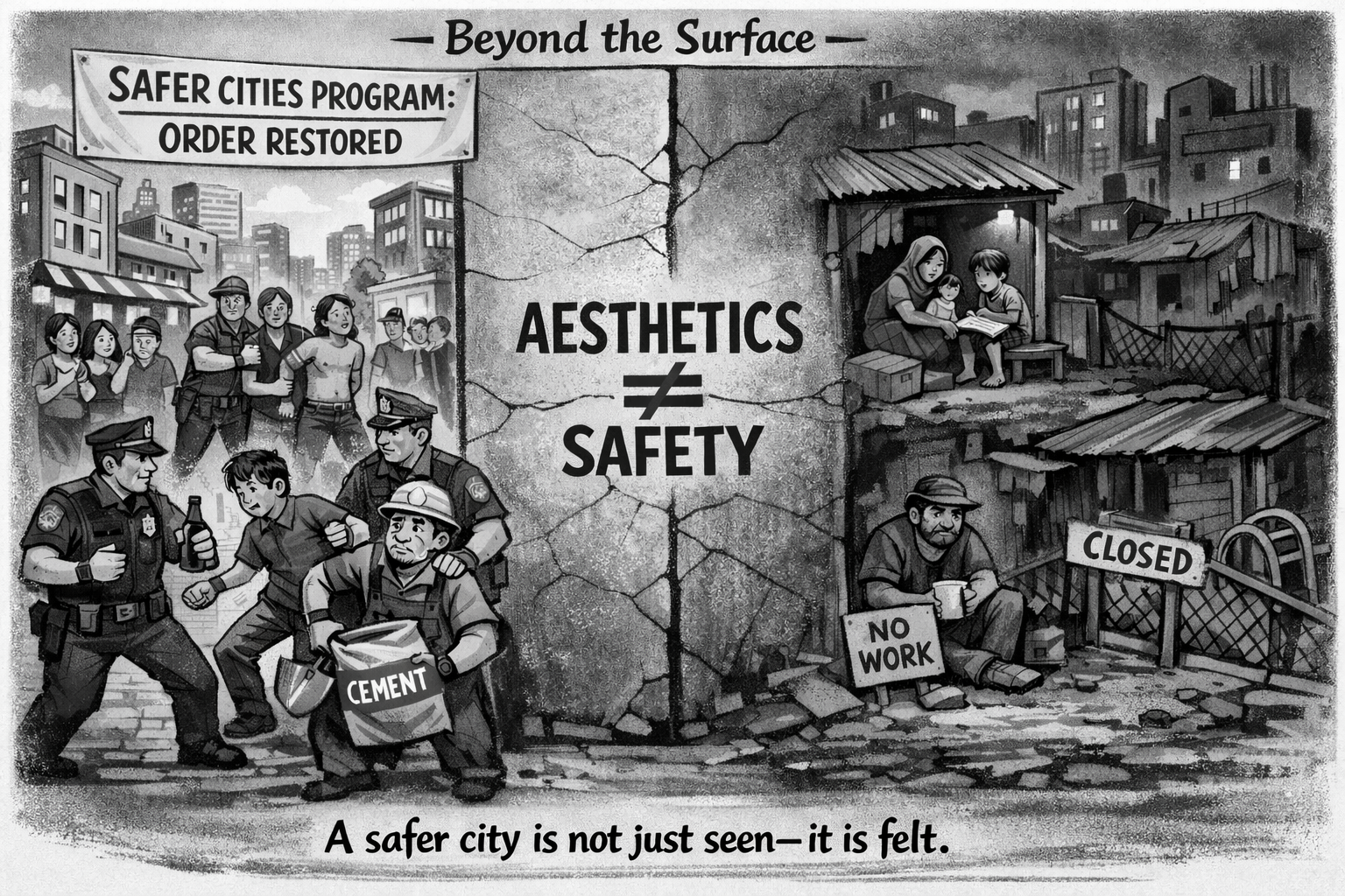 Safer cities are beyond aesthetics