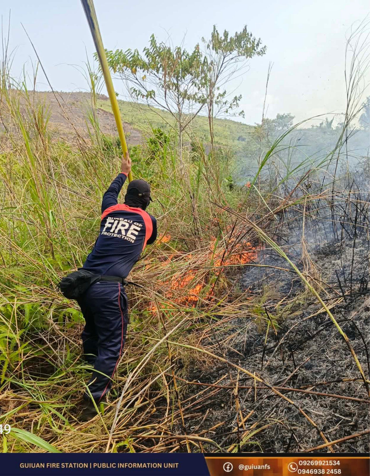 Homonhon grass fire scorches Eastern Samar island
