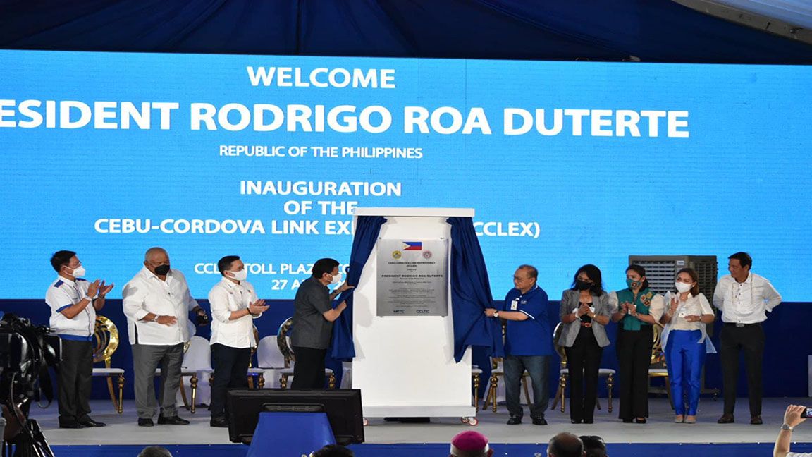 PRRD opens Cebu’s new iconic bridge photo DPWH