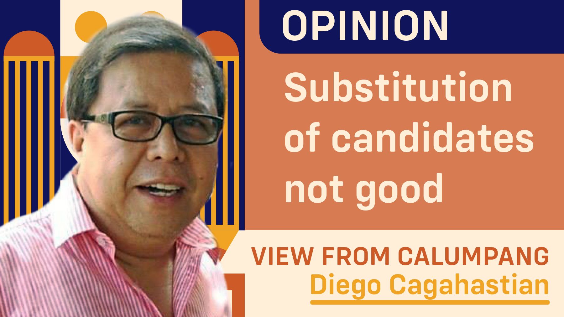 Substitution of candidates not good