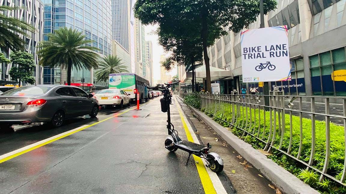 Makati approves use of electric scooters in bike lanes photo from Kaabo Scooters Philippines