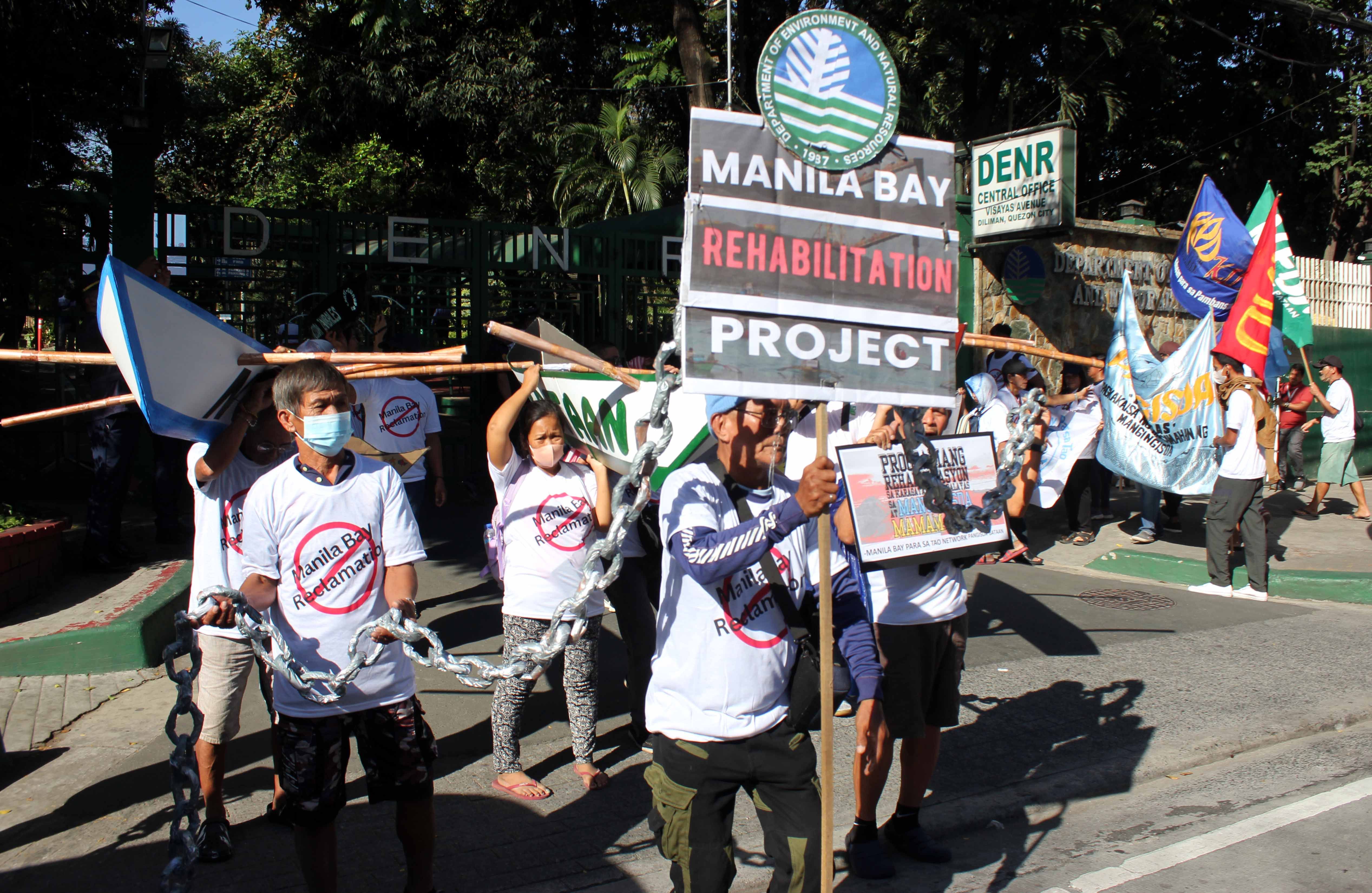 RALLY AGAINST RECLAMATION PROJECTS