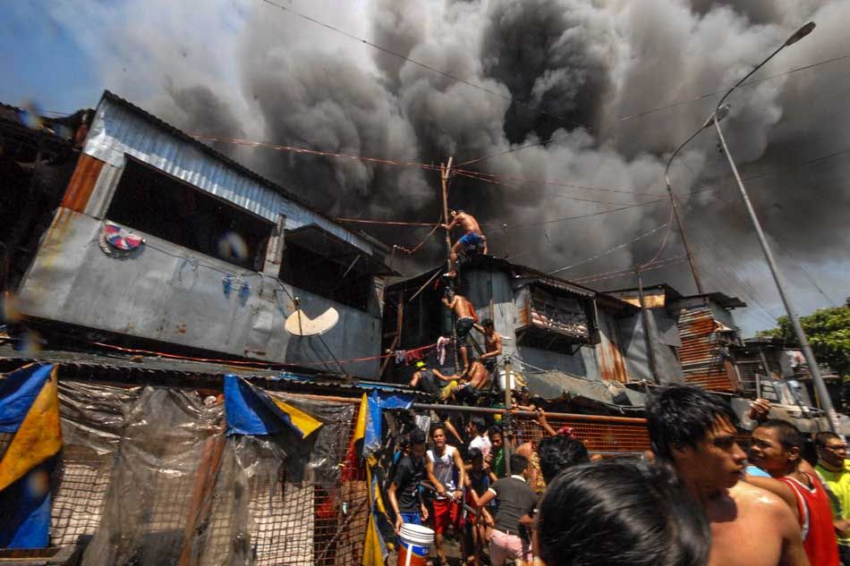 Fire at Parola Compound