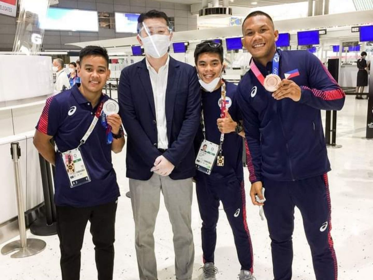 Country’s pride; Olympic medalists Petacio, Paalam and Marcial come home