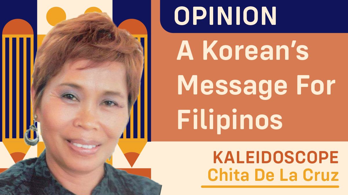 A Korean’s Message For Filipinos