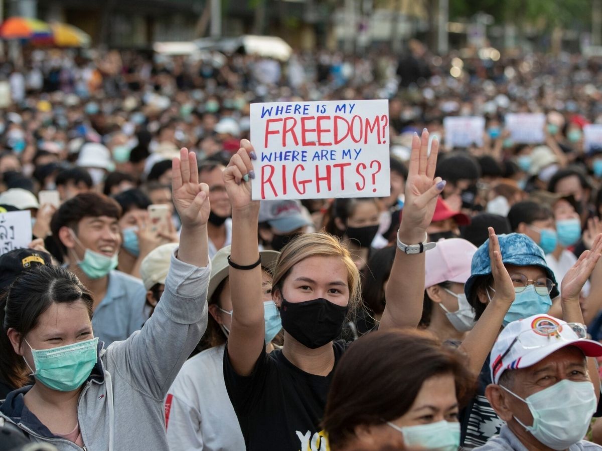  Youth leads Asian demonstrations 