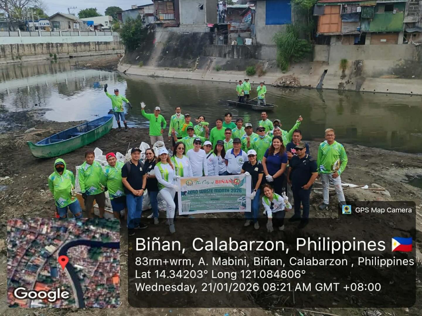 Clean-up drive sa Biñan River