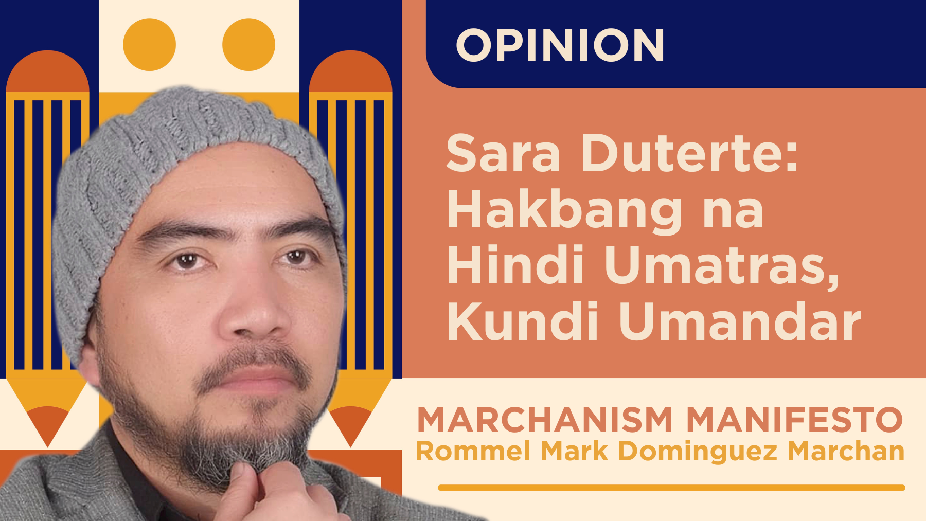 Sara Duterte: Hakbang na Hindi Umatras, Kundi Umandar