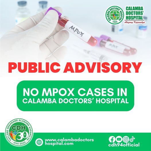 Ospital: Walang mpox sa Calamba City