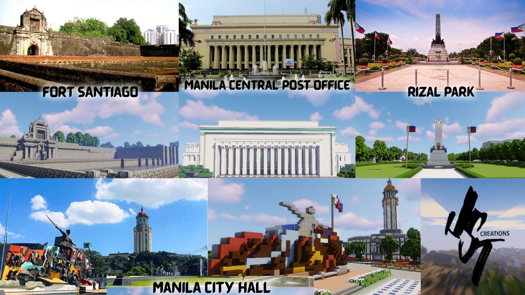  Manila's famous landmarks, others recreated in Minecraft