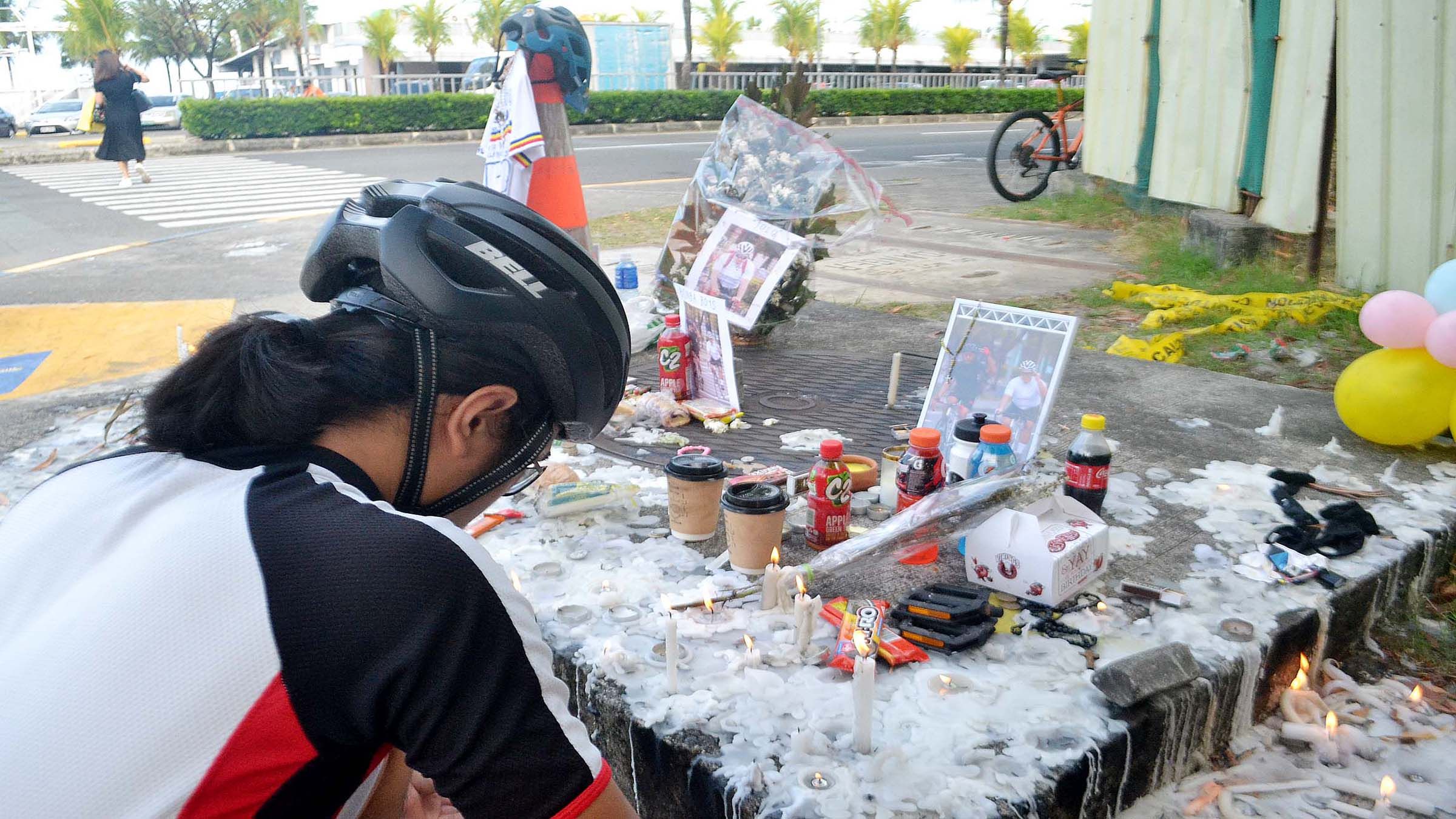 FLOWERS AND CANDLES FOR DEAD CYCLISTS Mike Taboy