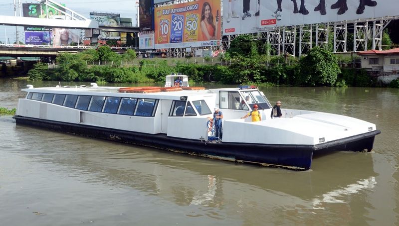 Pasig River ferry to augment trains