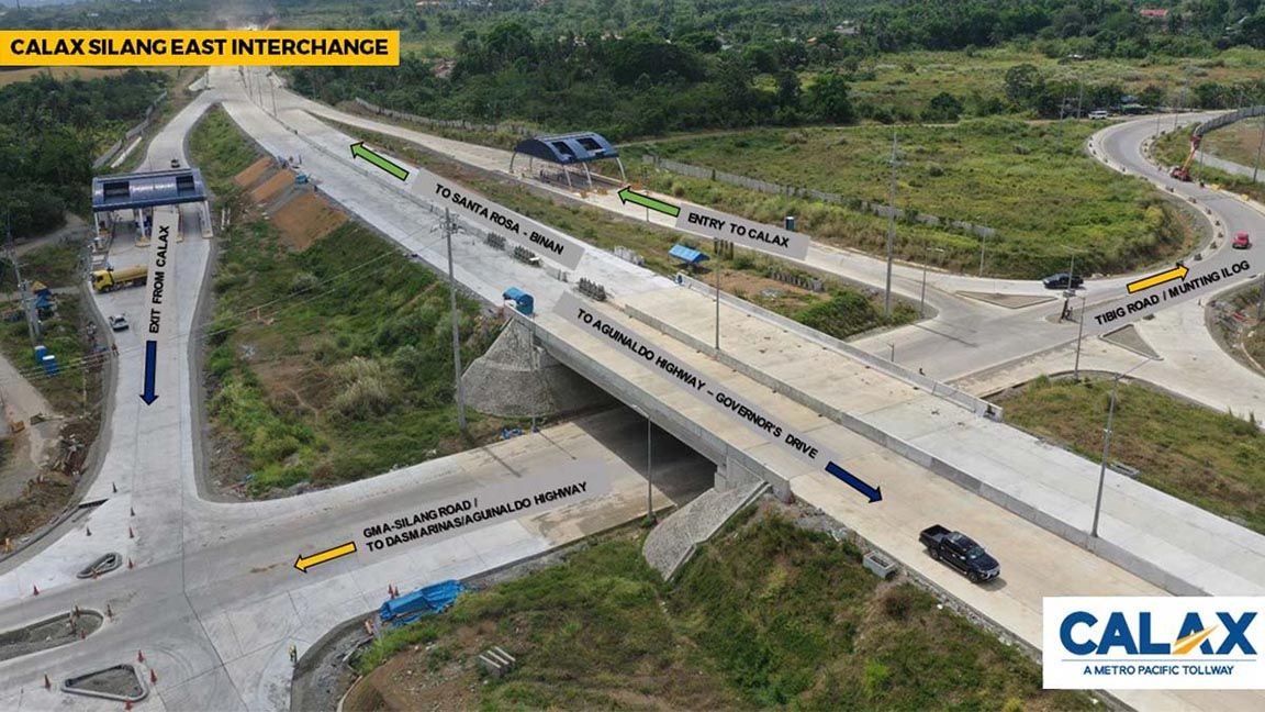  Easier drive as CALAX - Silang East Interchange opens soon