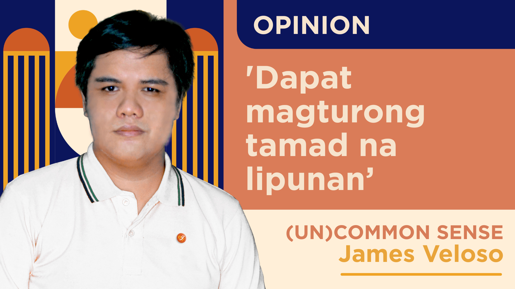 'Dapat magturong tamad na lipunan’