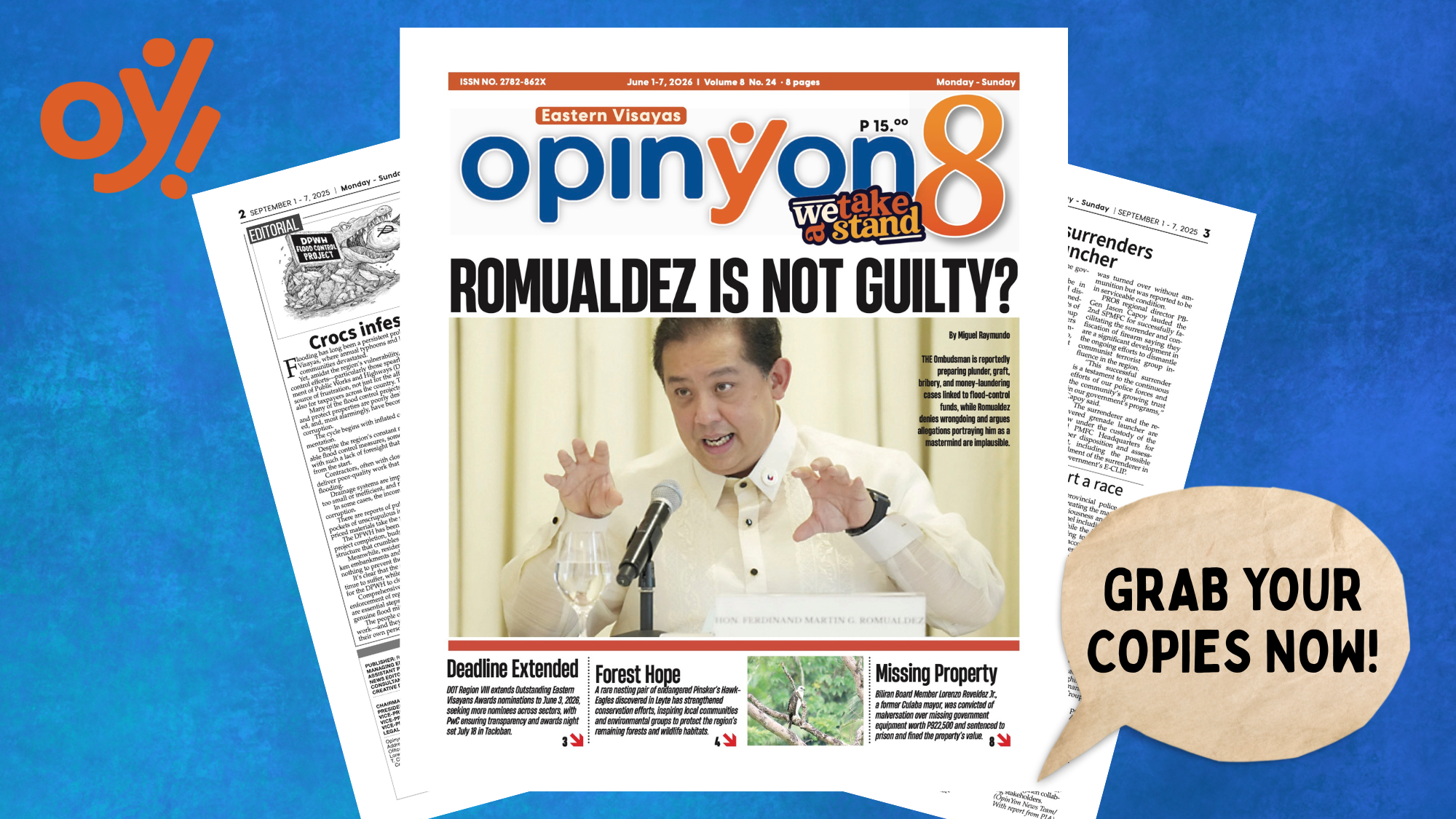 ROMUALDEZ IS NOT GUILTY?