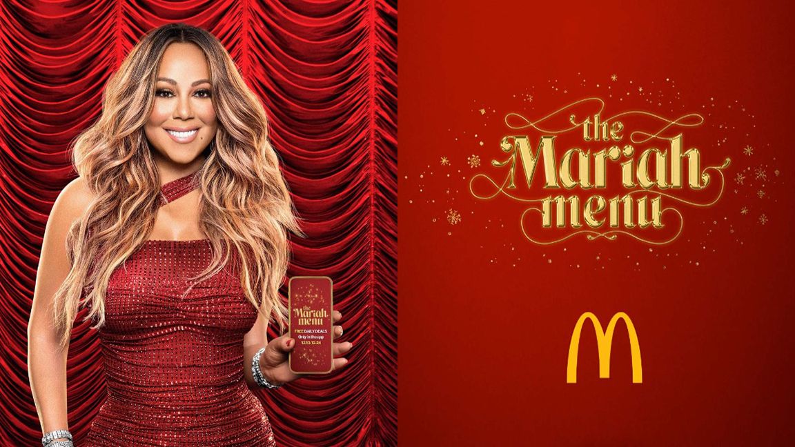 Mariah x Mcdonald’s collaboration is ready for Christmas! photo Adweek