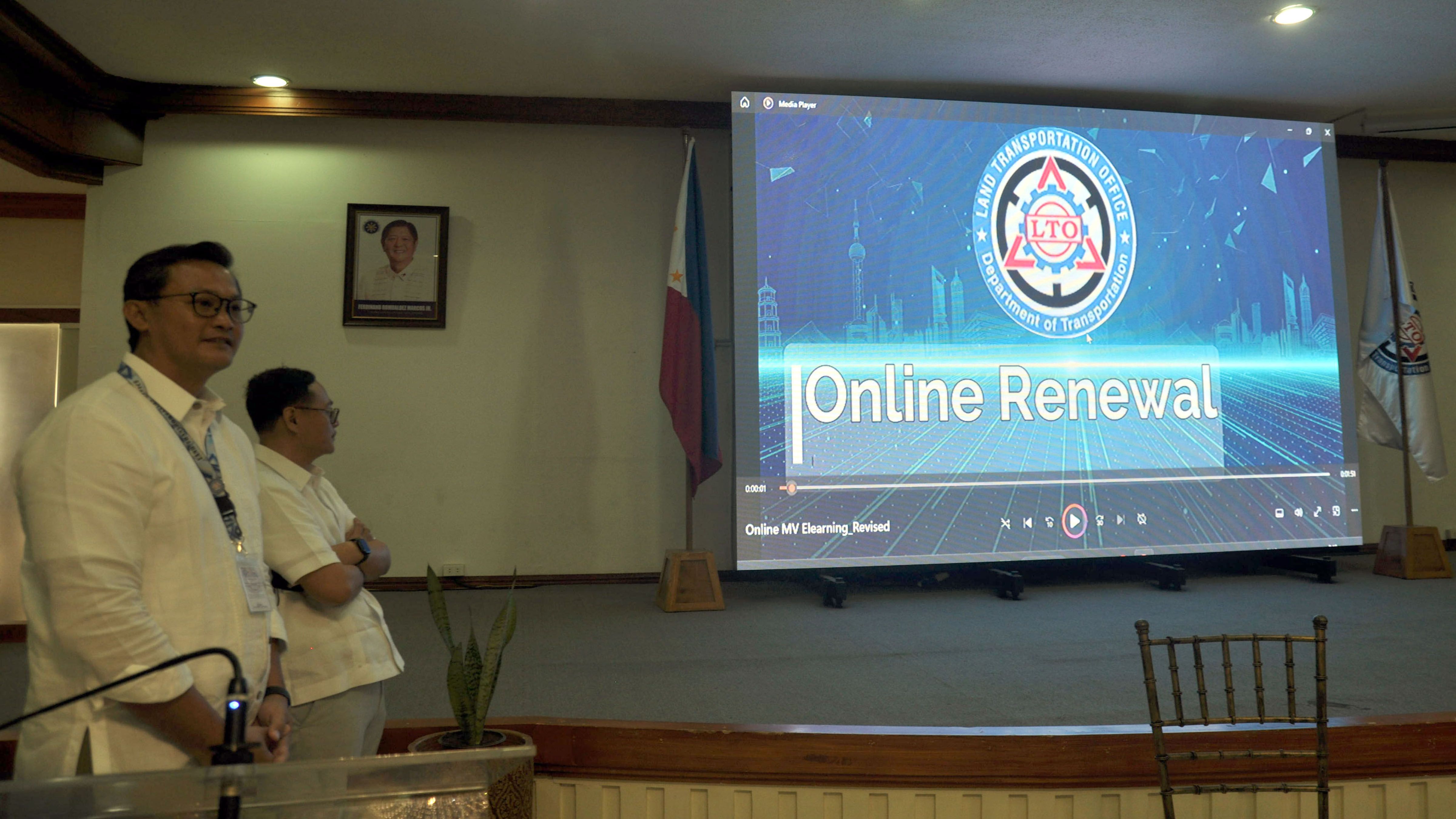 LTO PRESENTS ONLINE MOTOR VEHICLE REGISTRATION Danny Querubin