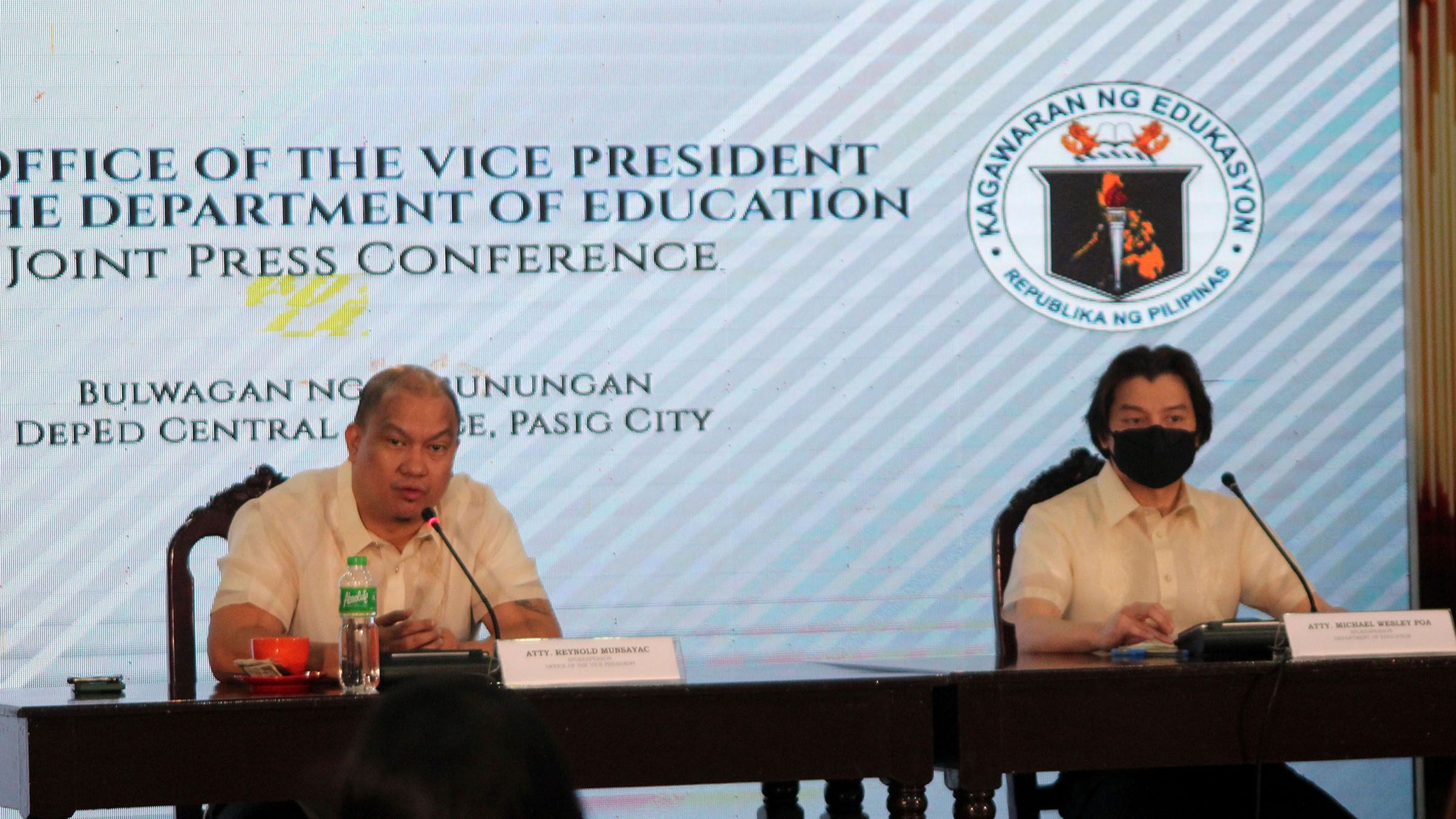 JOINT OVP-DEPED PRESSCON Danny Querubin