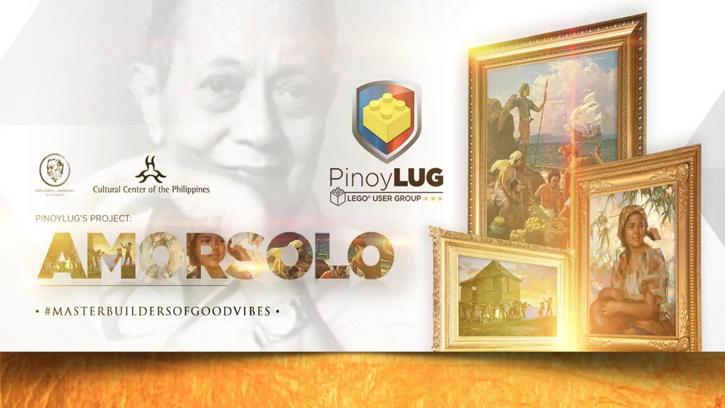 Pinoy Lego community unveils Amorsolo pieces in mosaic photo Leslie Araujo