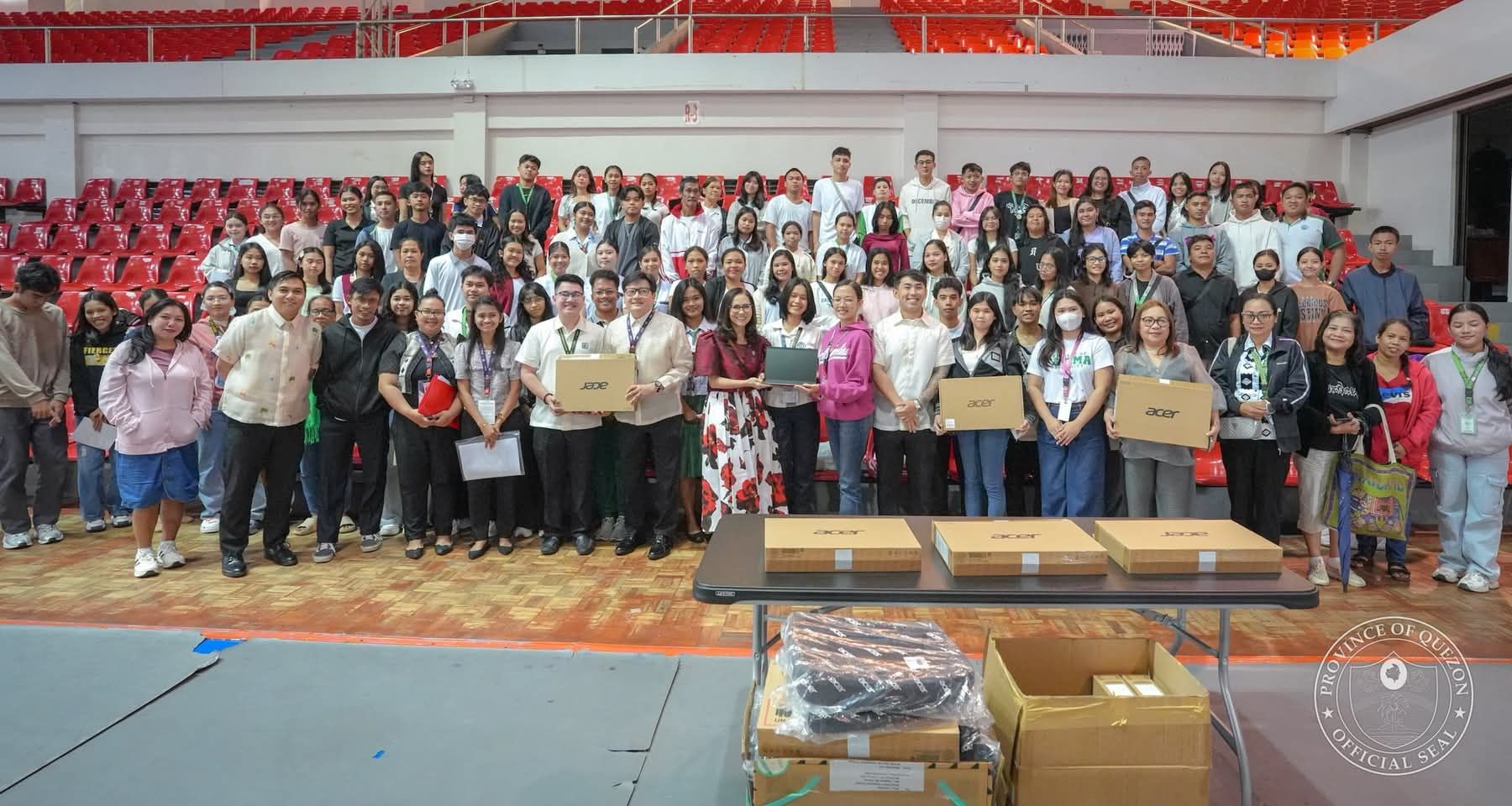 Laptops for Quezonin students