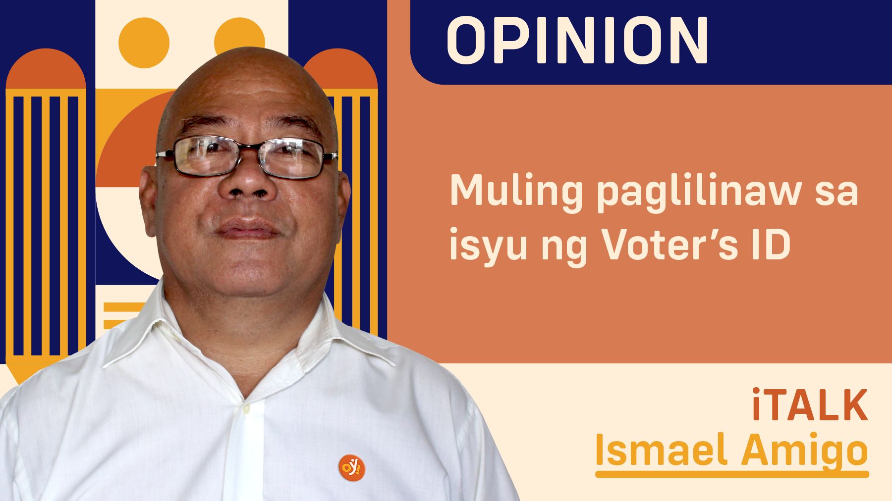Muling paglilinaw sa isyu ng Voter’s ID
