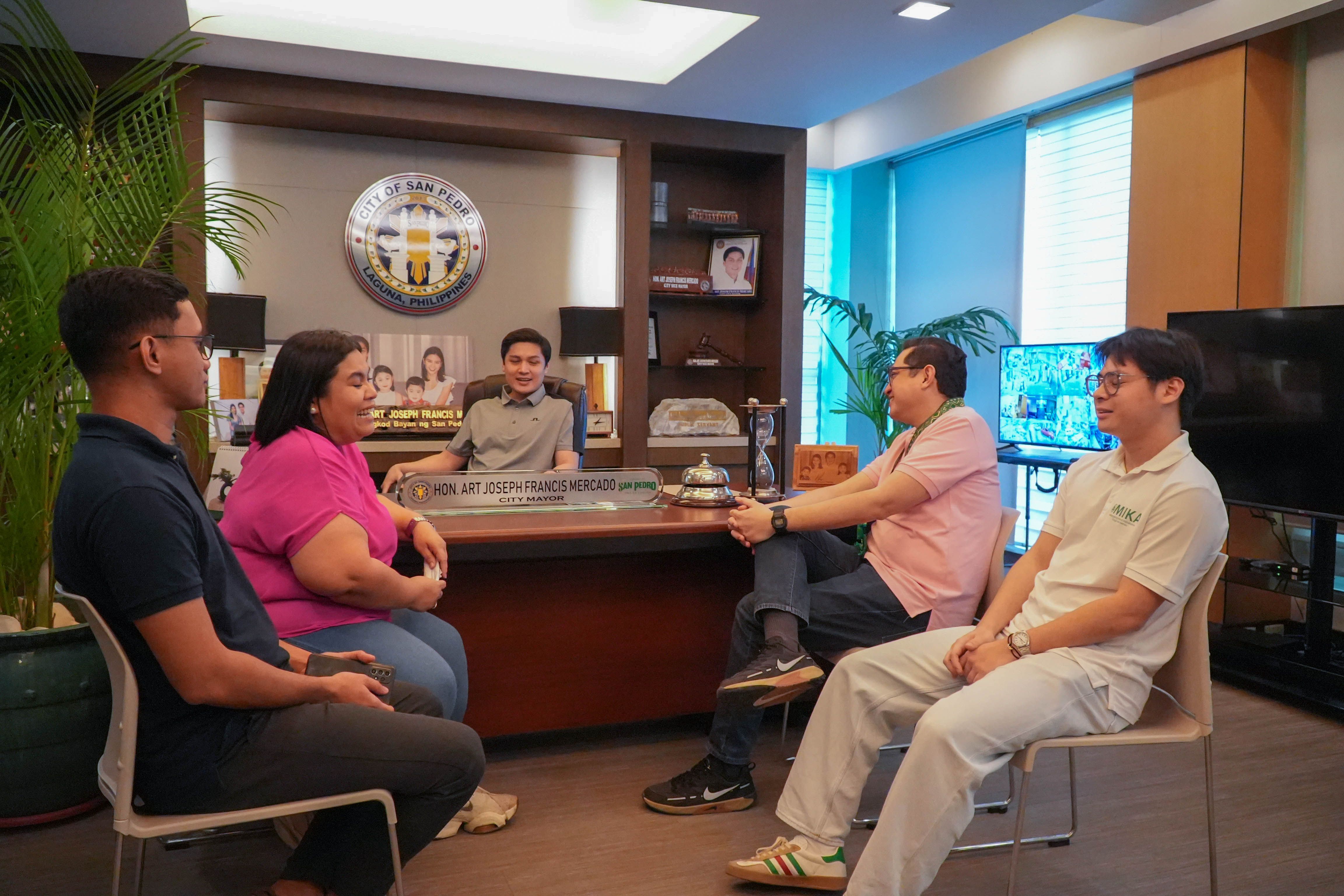 Bam Aquino taps San Pedro’s youth power