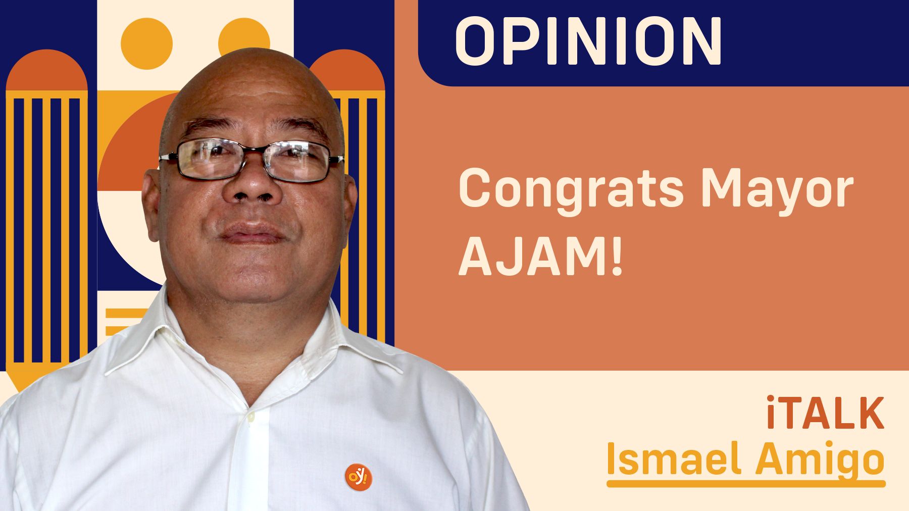 Congrats Mayor AJAM! 