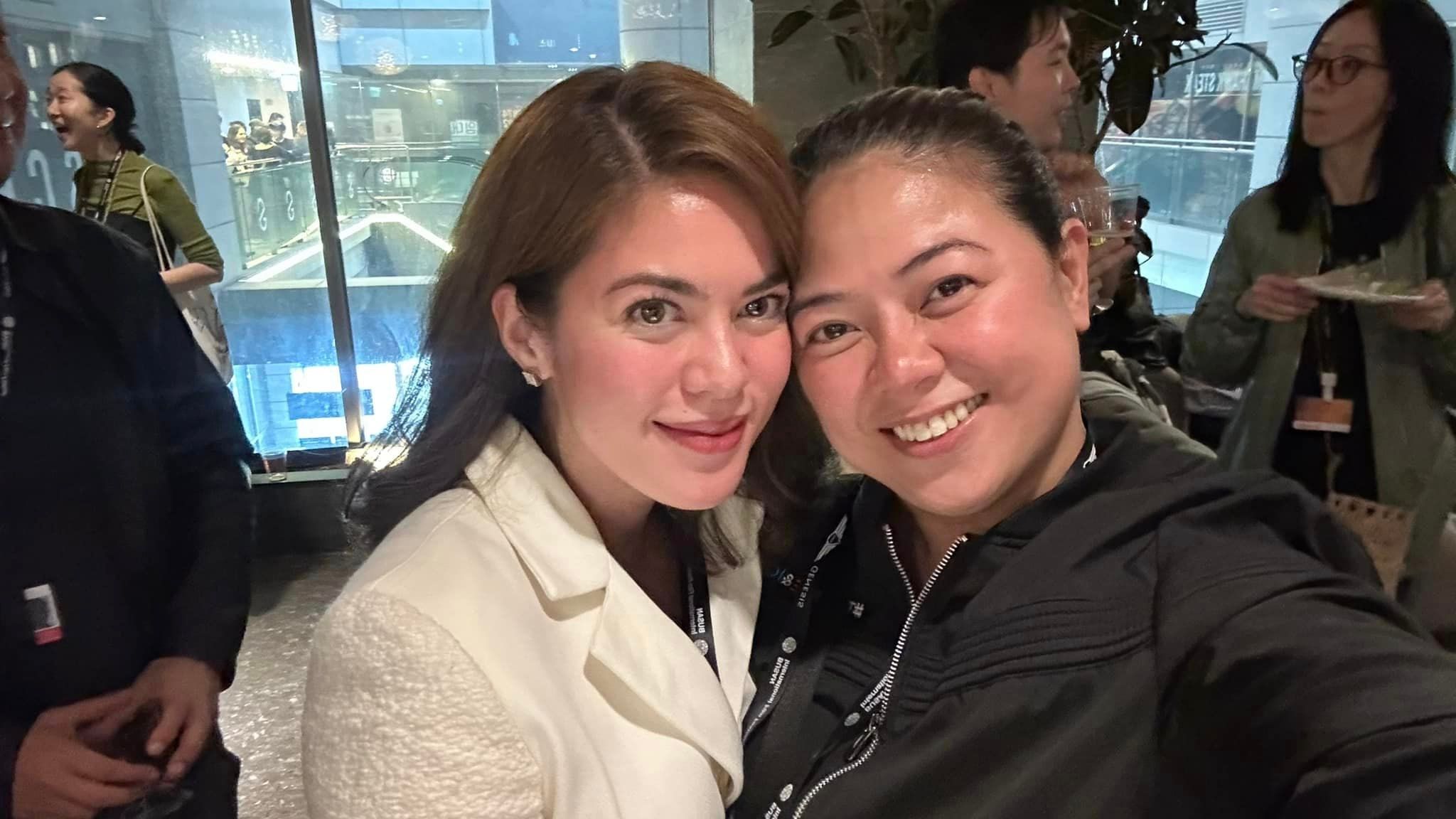 Cebuana actress Shaina Magdayao represents Lav Diaz in 2023 Busan International Film Fest