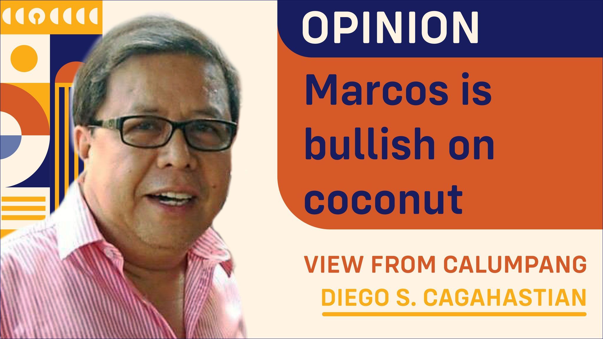 Marcos is bullish on coconut 