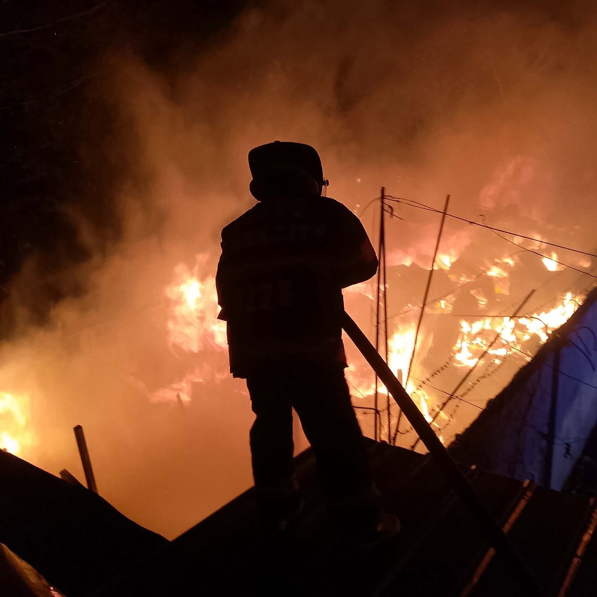 Suicide by arson?