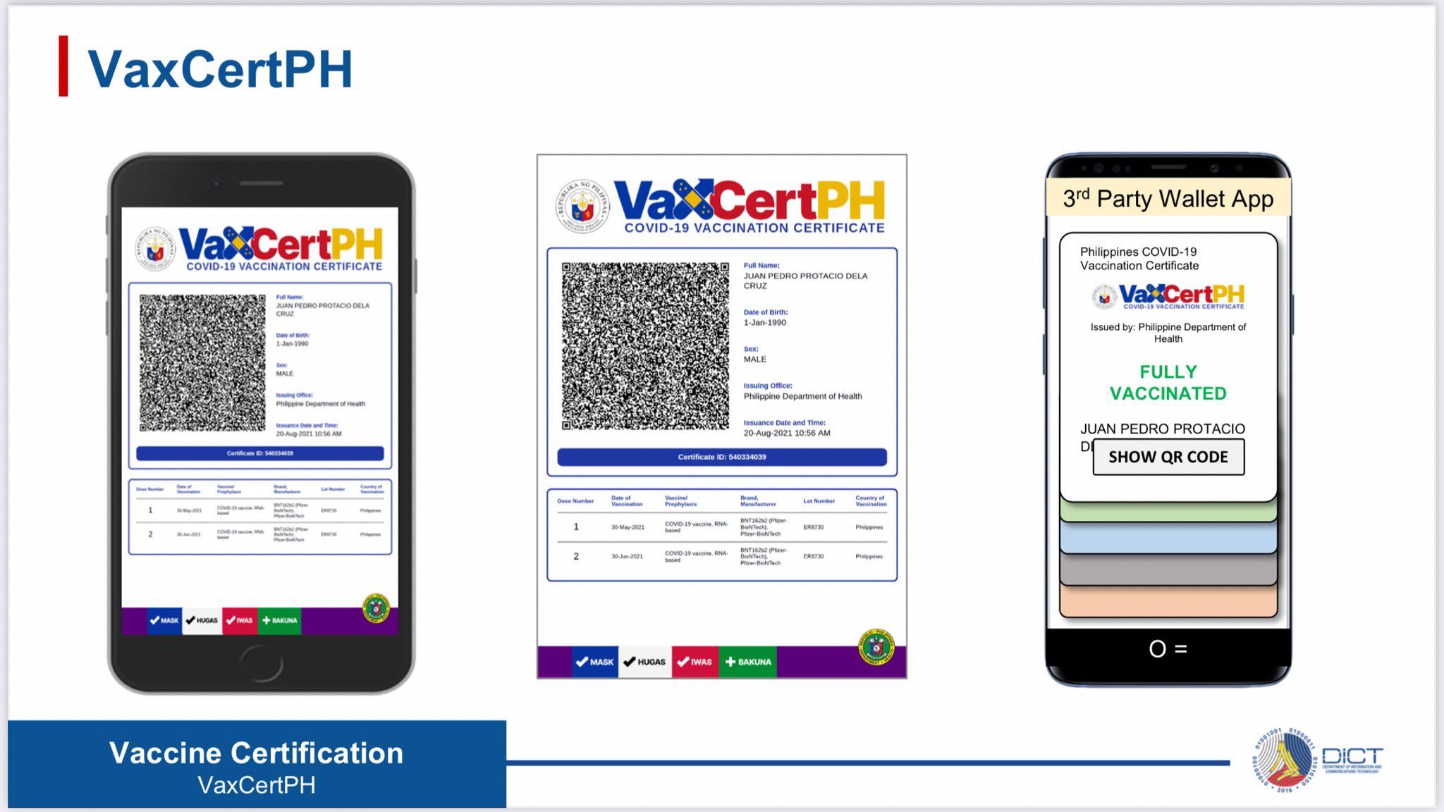 Going digital 138k VaxCertPH certificates distributed, says DICT photo @ABSCBNNews