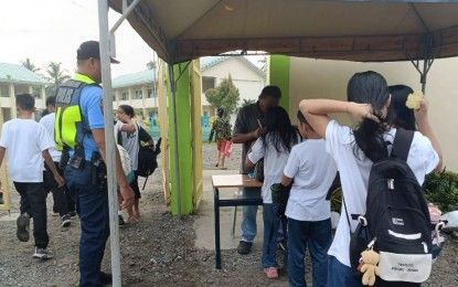 Suspected drugs recovered from student inside Leyte school