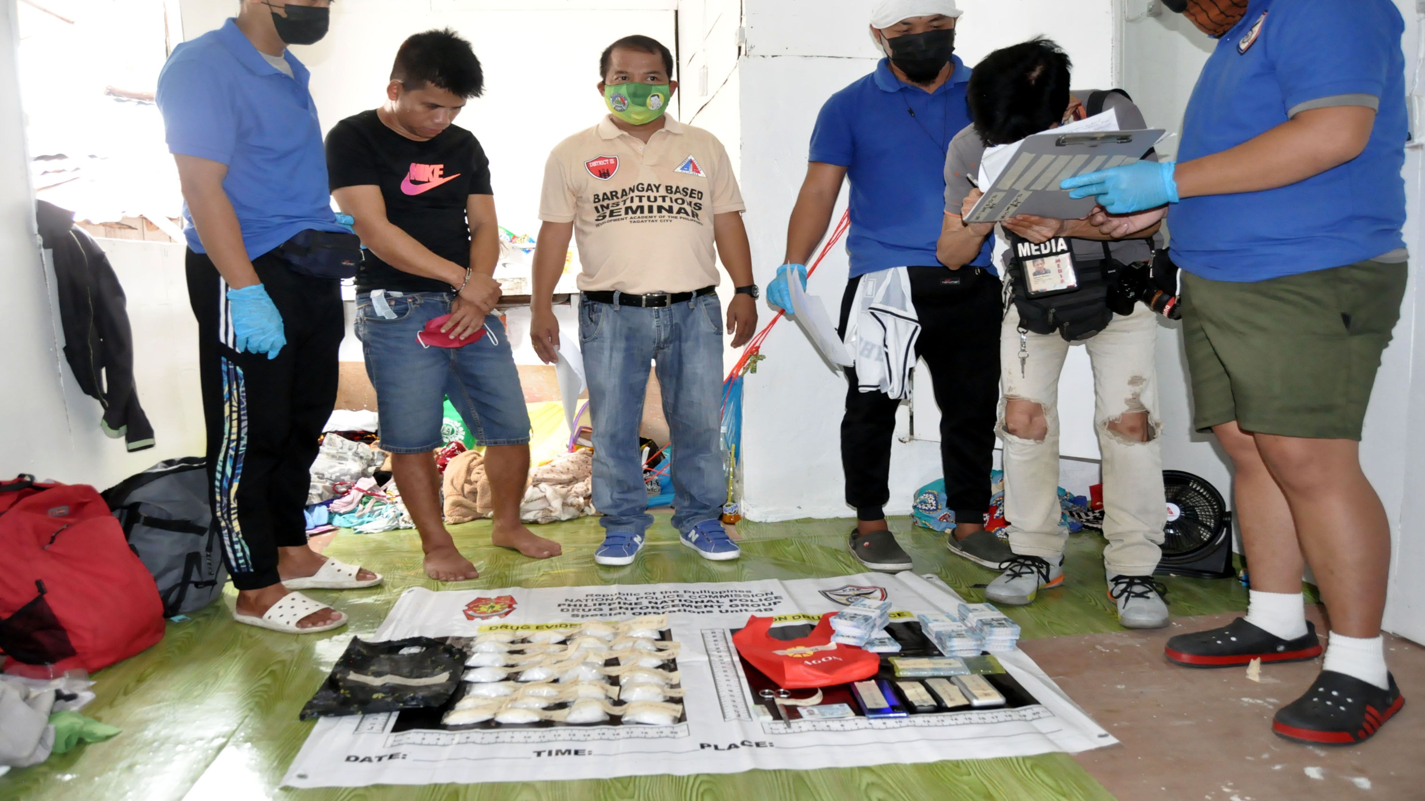 PDEA CHECKS SHABU HAUL Danny Querubin