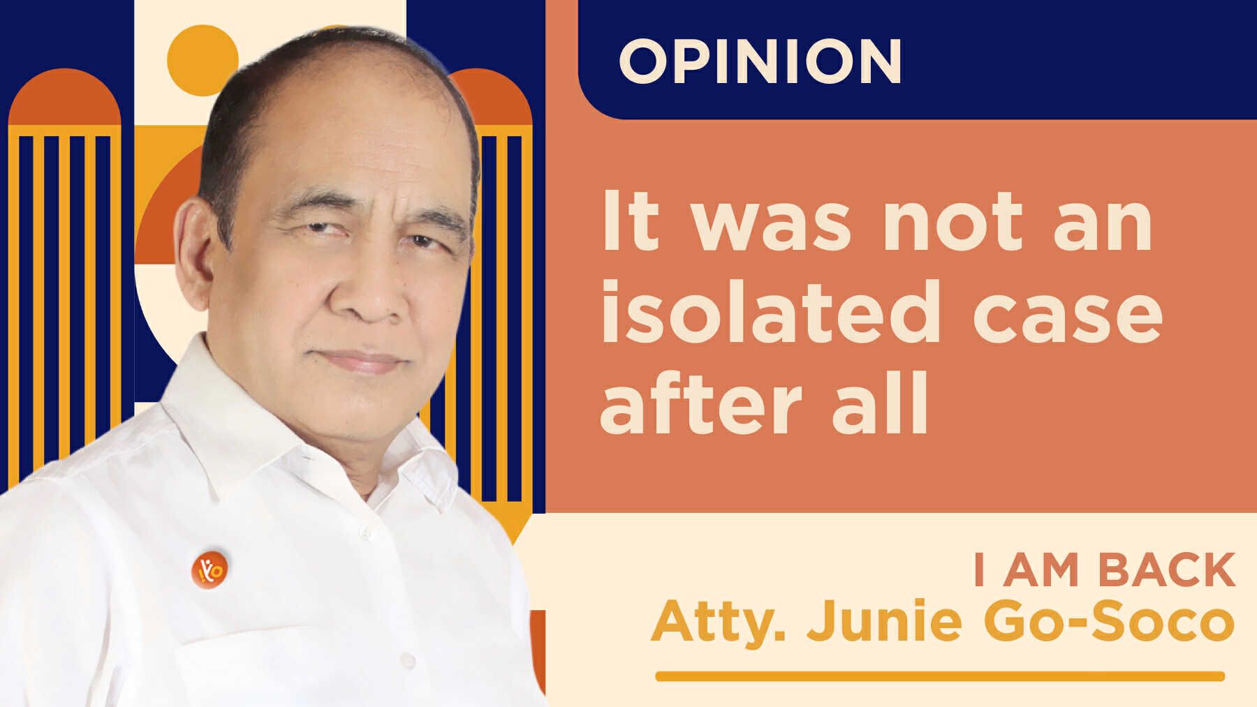 It was not an isolated case after all