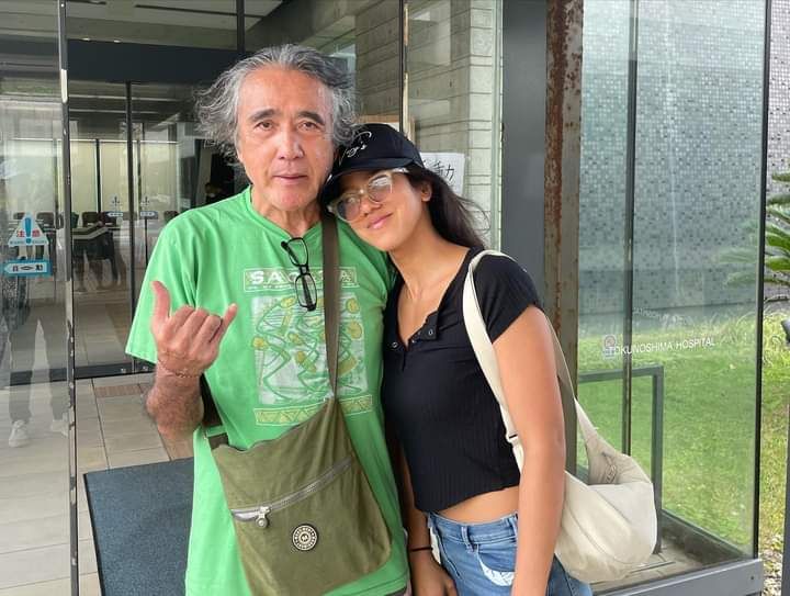 Mara Lopez reunites with Japanese dad