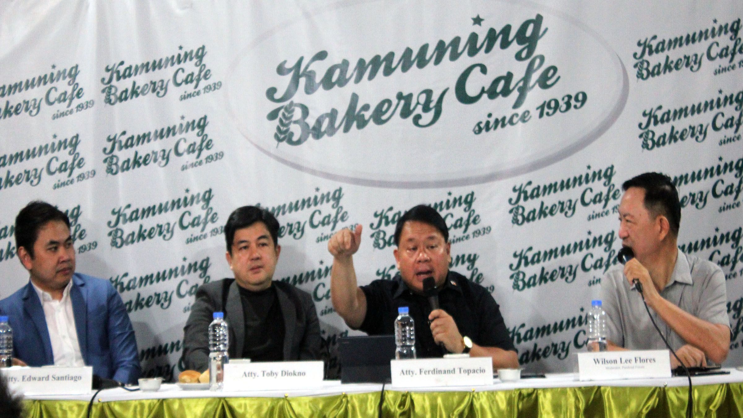 TOPACIO IN QC PRESS FORUM Danny Querubin