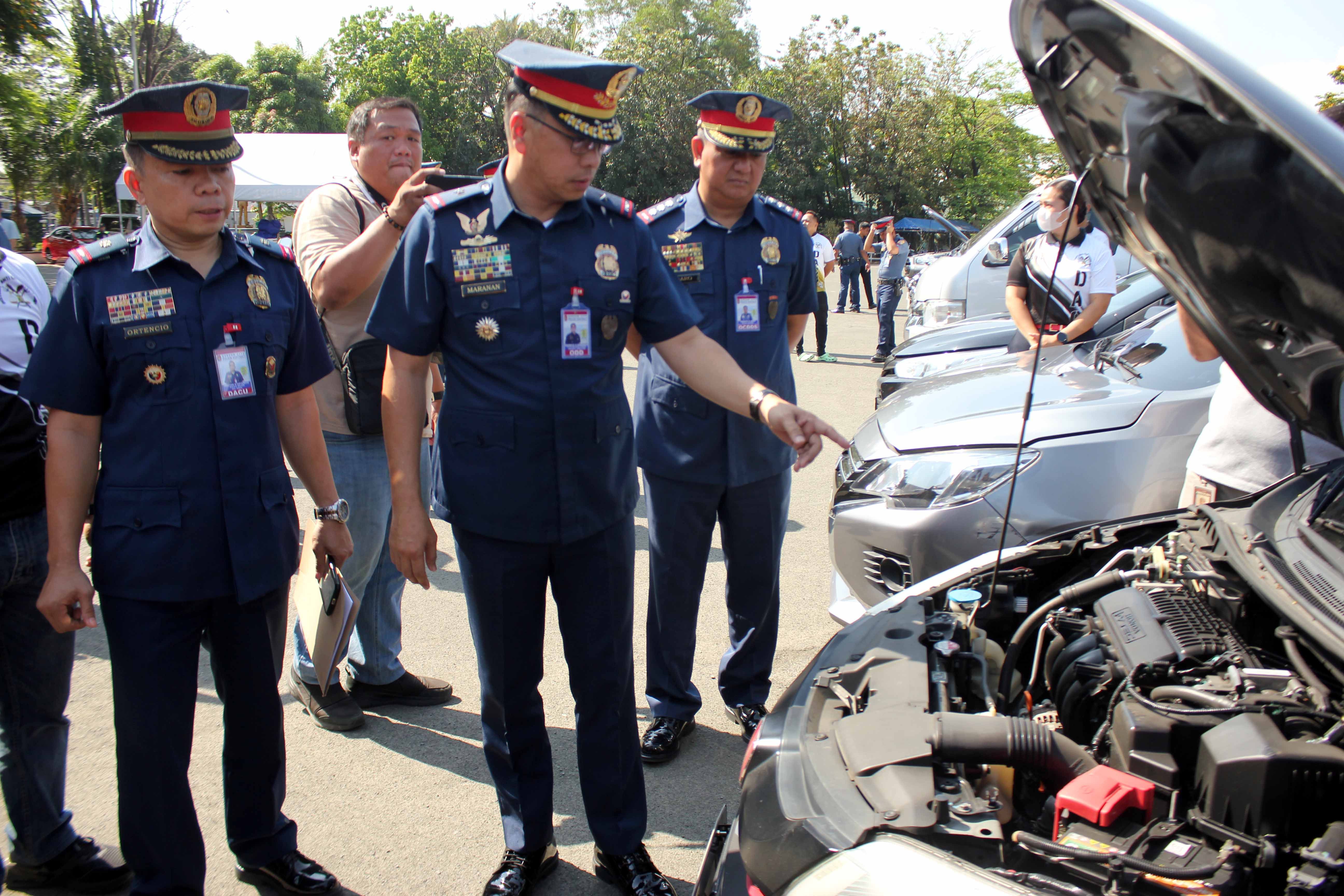 Policemen efforts for anti-carnapping operations