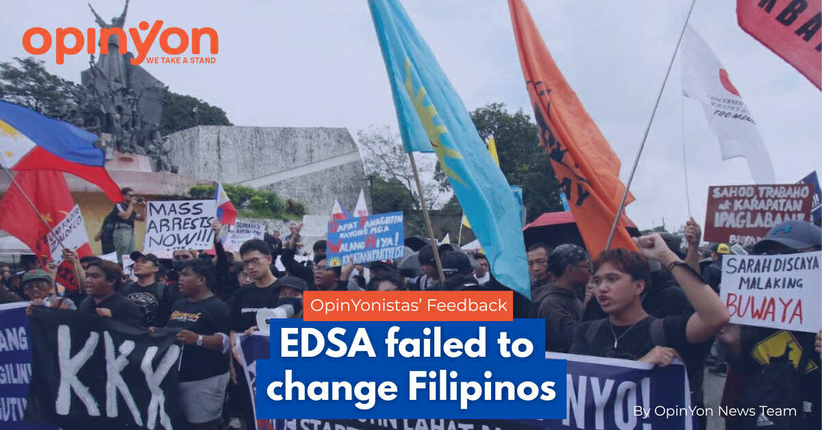 EDSA failed to change Filipinos