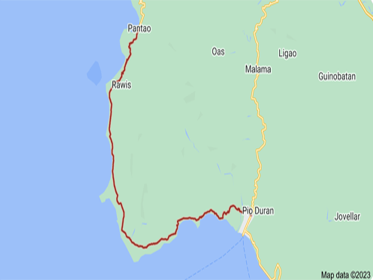 Pantao-Pio Duran Coastal Road