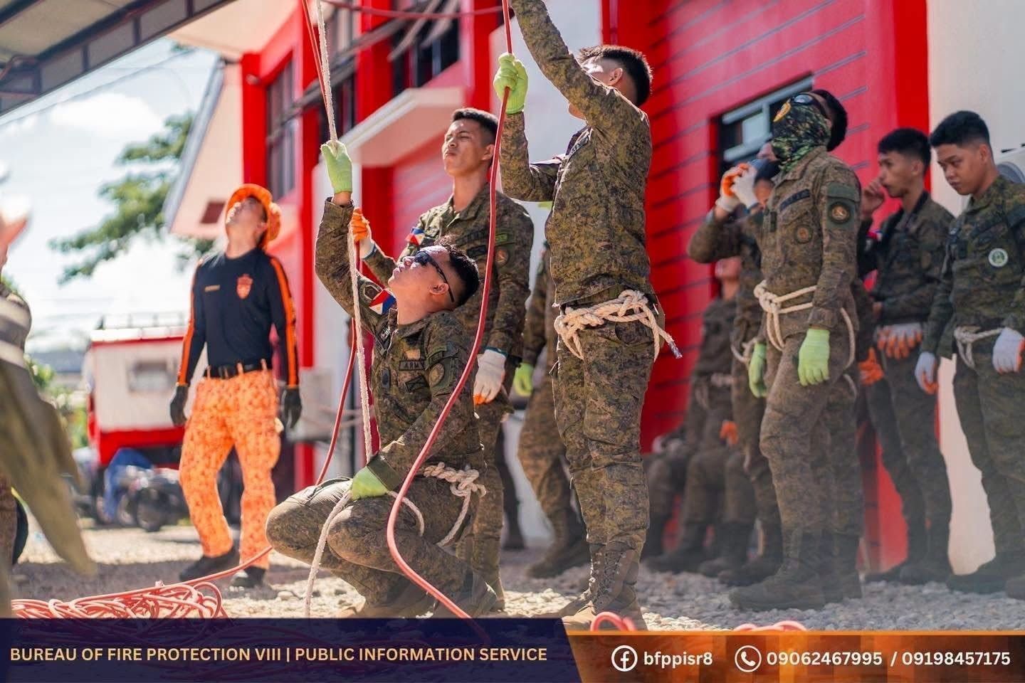 BFP 8, Nagtikang hin High Angle Rescue Training para ha Army Reservists