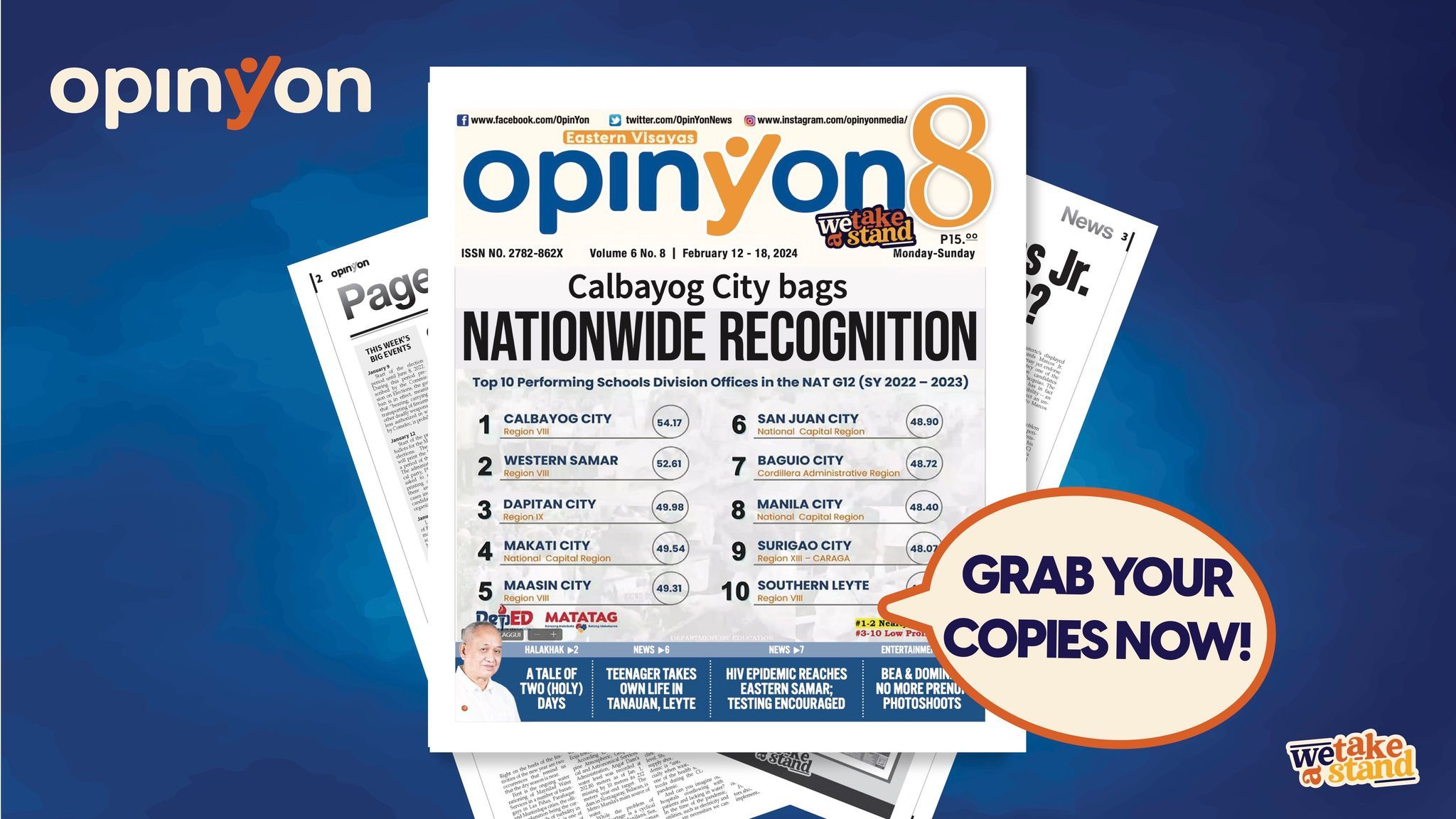 Calbayog City bags NATIONWIDE RECOGNITION
