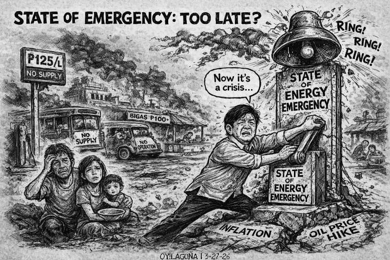 State of emergency: Too late?