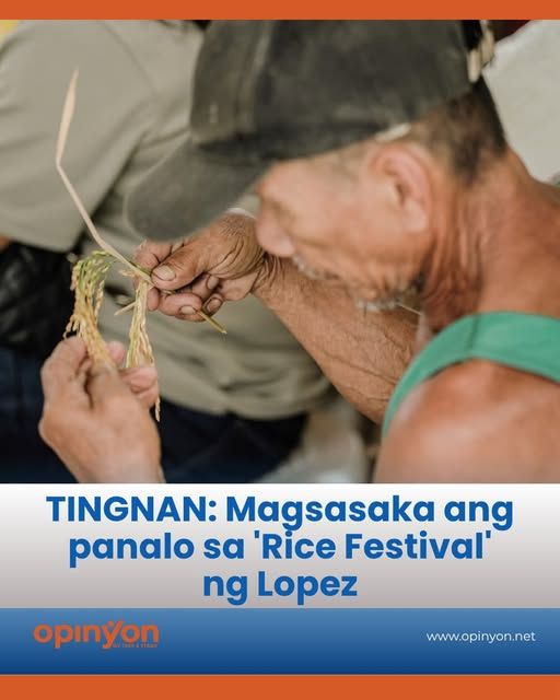Magsasaka ang panalo sa 'Rice Festival' ng Lopez