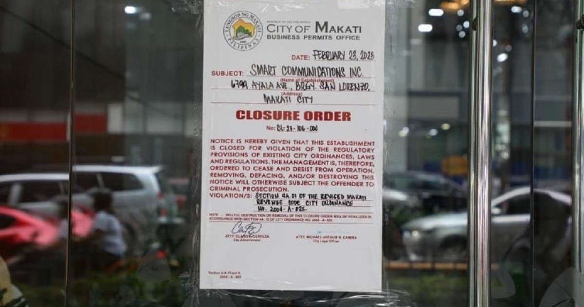 Smart’s Makati HQ ordered closed