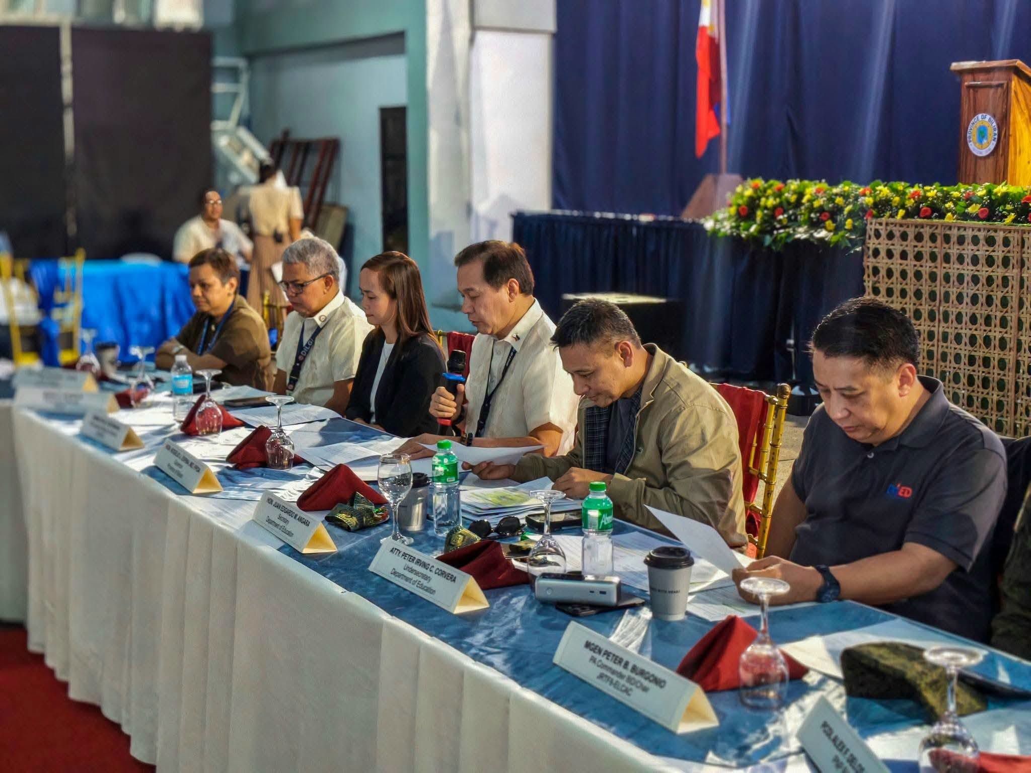 Angara, Nanguna han JTF8-ELCAC Meeting ha Biliran