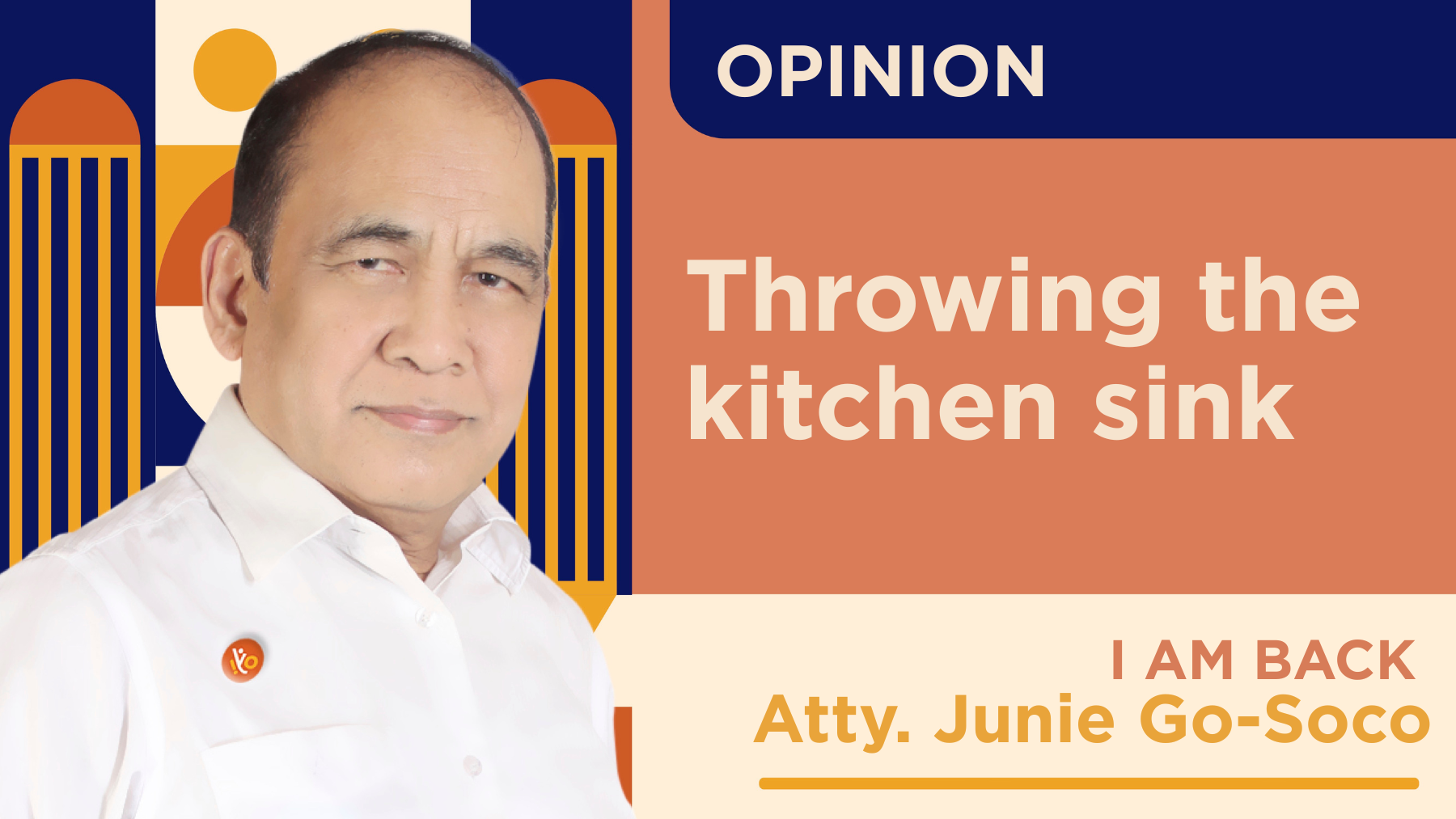 Throwing the kitchen sink